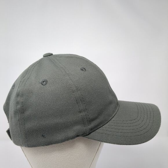 Brave Strapback Hat Gray One Size Adjustable Embroidered 6 Panel Polyester - Picture 4 of 9